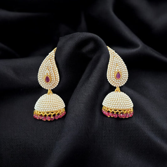 Elegant Jhumka with Beads